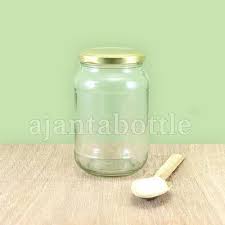 Glass Storage Jar Capacity 500 Gm At