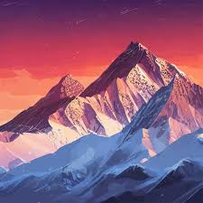 Mountain Silhouette Element