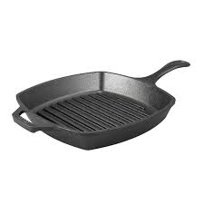 Lodge Cast Iron 10 5 Inch Square Grill Pan Black