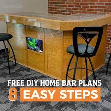 Free Diy Home Bar Plans 8 Easy Steps