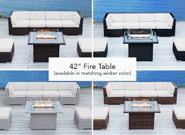 Outdoor Wicker Patio Furniture 7 Piece
