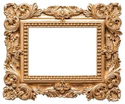 Photo Baroque Style Golden Picture Frame