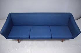 Ml90 3 Seat Sofa In Blue Fabric Illum