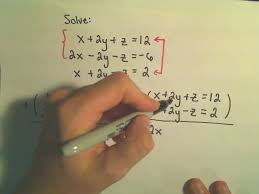 Solving A System Of Equations Involving