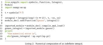 Sympy2c From Symbolic Expressions To