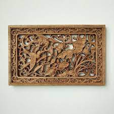 Carved Wood Wall Art