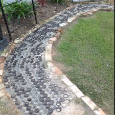 Cool Glass Bottle Walkway Garden