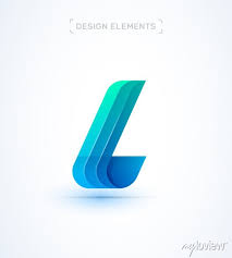 Vector Abstract Letter L Logo Design