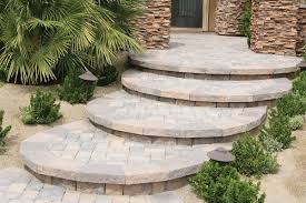 Stairs Steps 03 Paver Stone Patio