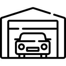 Garage Free Buildings Icons