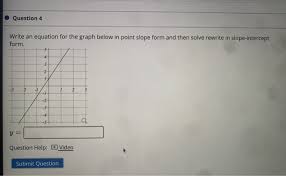 Solved Question 4 Write An Equation For
