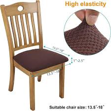Fuloon Stretch Chair Seat Covers Set Of