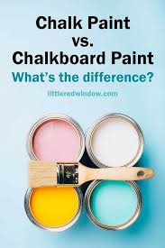 Chalk Paint Vs Chalkboard Paint