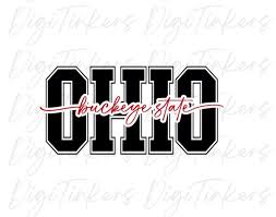 Collegiate Ohio Logo Buckeye State