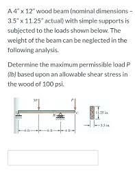 wood beam nominal dimensions
