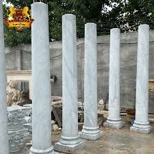 Outdoor Natural Stone Roman Pillars