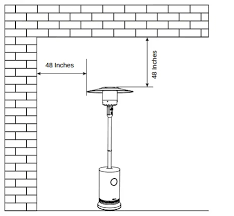 East Oak Ur48bn1 48000 Btu Patio Heater