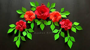 Paper Flower Wall Hanging Paper Craft