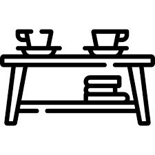 Coffee Table Special Lineal Icon