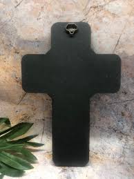 Handmade Wooden Cross Our Lady Of