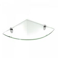 Floating Glass Shelf Corner 14x14