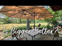 Giant 15ft Patio Umbrella Work