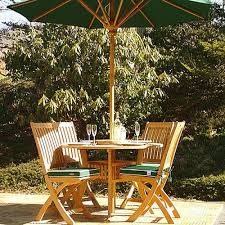 5 Pc Hyatt Barbuda Folding Dining Set