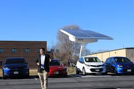 solar powered ev charging station