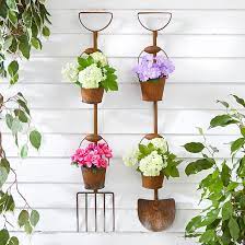 Set Of 2 Rustic Tool Planters Coopers