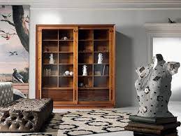 Library Display Cabinet With Inlay
