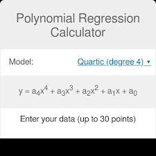 Polynomial Regression Calculator