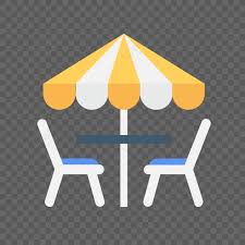 Parasol Seat Icon Free Vector