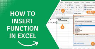 How To Insert Function In Excel Earn