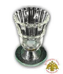 Orthodox Glass Vigil Lamp Oil Candle