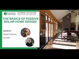 The Basics Of Passive Solar Home Design
