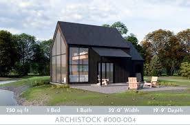 750 Sq Ft Modern Cabin House Plan Ank