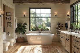 Double Sinks And Clawfoot Tub