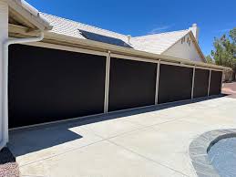High Wind Outdoor Solar Shades