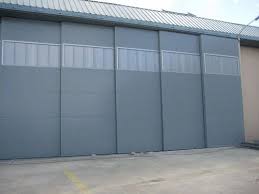 Paint Gray Sliding Hangar Doors For