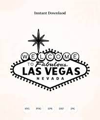 Las Vegas Sign Board Las Vegas Svg