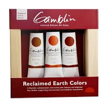 Gamblin Reclaimed Earth Oils Set Of 3
