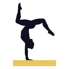 gymnast woman exercise balance beam