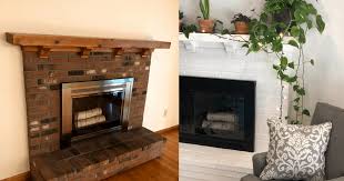 How To Paint Fireplace Brick White 4