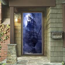 Ghost Ship Pirate Door Cover Gasparilla
