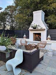 41 Stylish Outdoor Fireplace Spaces To