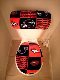 Denver Broncos Squares Fleece Toilet