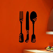 Wall Decal Decorated Utensils
