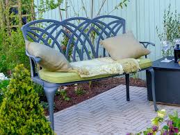 Garden With A Small Garden Bench