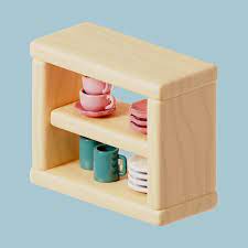 Free Psd 3d Icon Of Furniture With Shelf