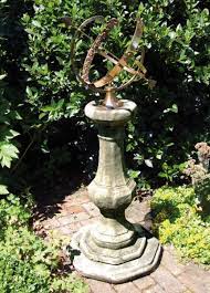 Pedestal Grand Armillary Stone Garden